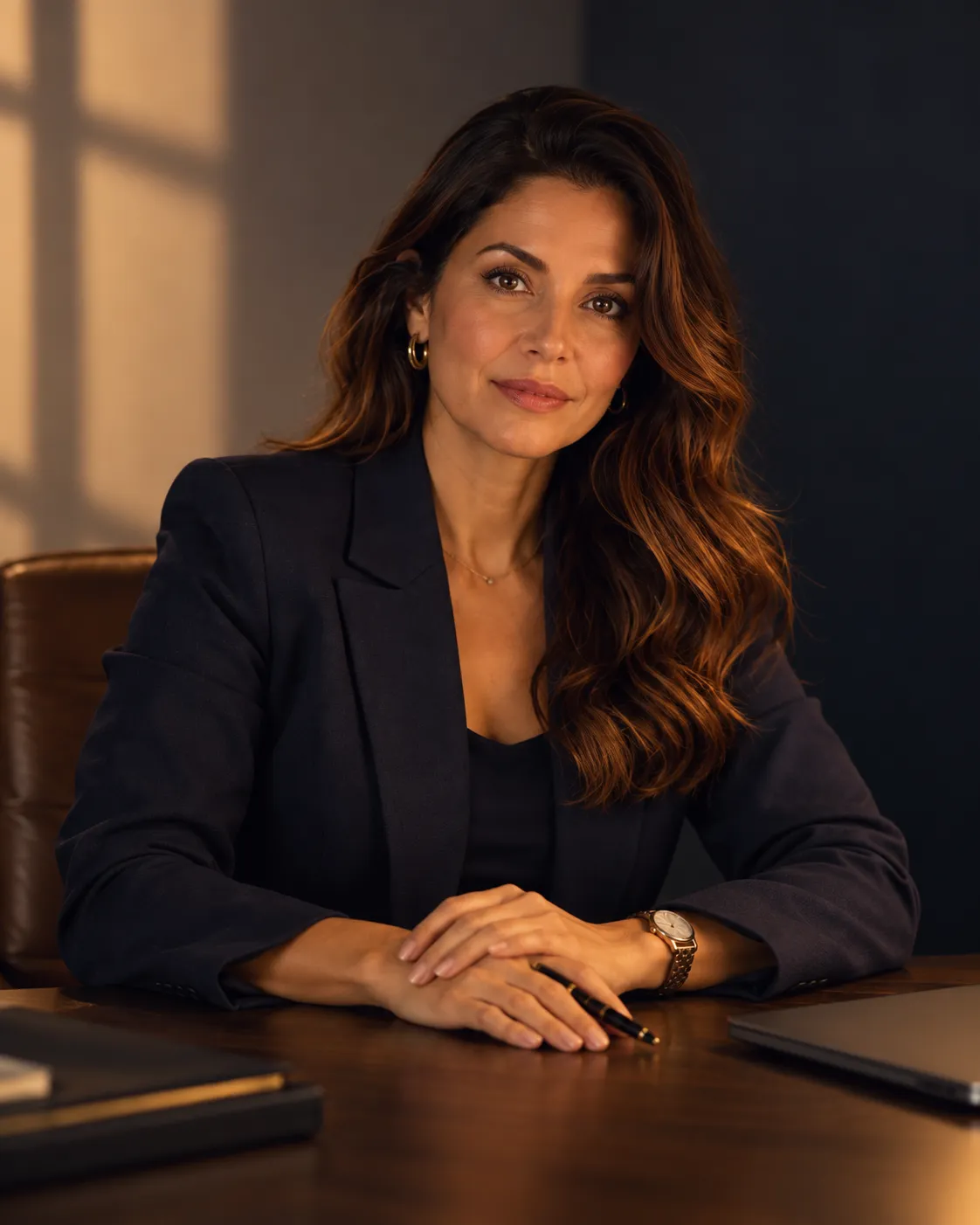 Beatriz Lacerda, advogada, no escritório